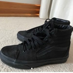 Black high top vans